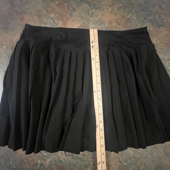 DSG Performance Mid-Rise Pleated Skort Built-In Shorts‎ Black XL - Picture 8 of 9
